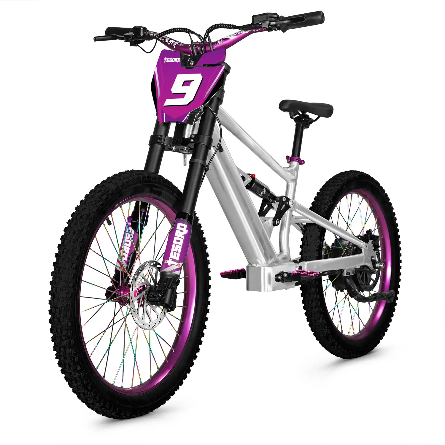 LME-BB6-24 Vélo d'équilibre 24 pouces à batterie amovible